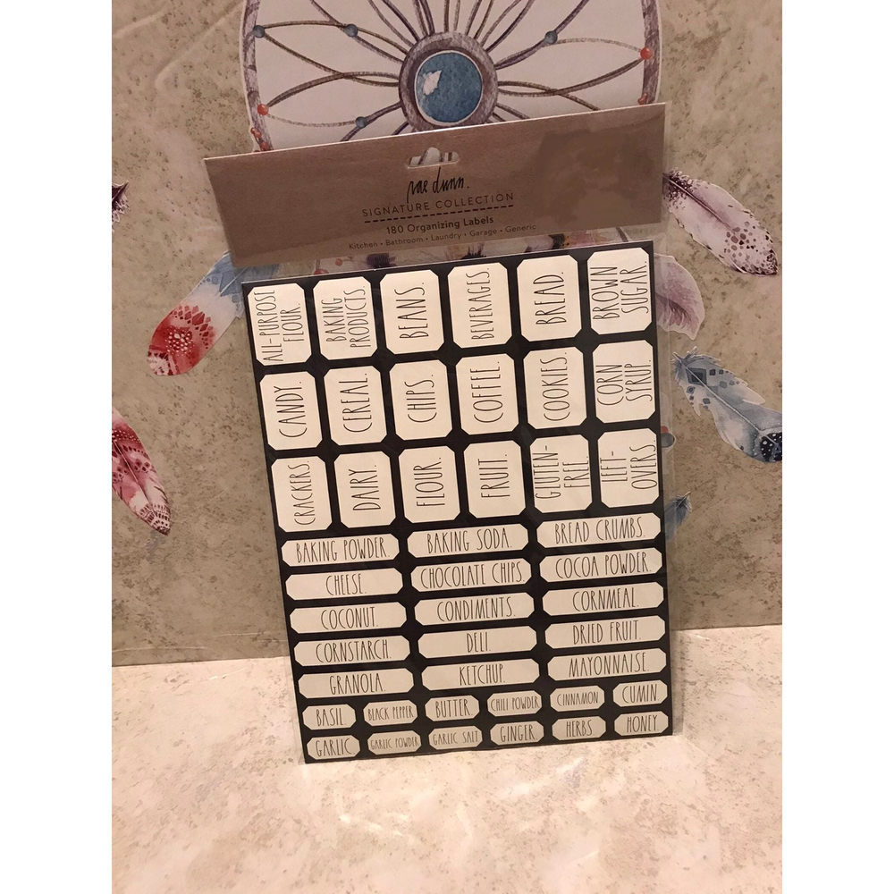 Rae Dunn Organization Labels